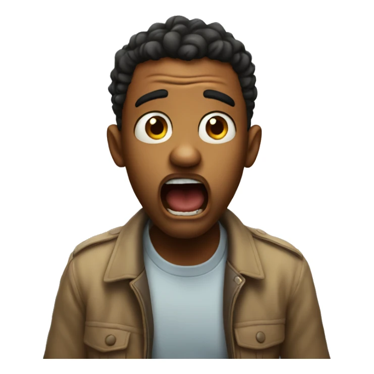 terrified at birthday sticker