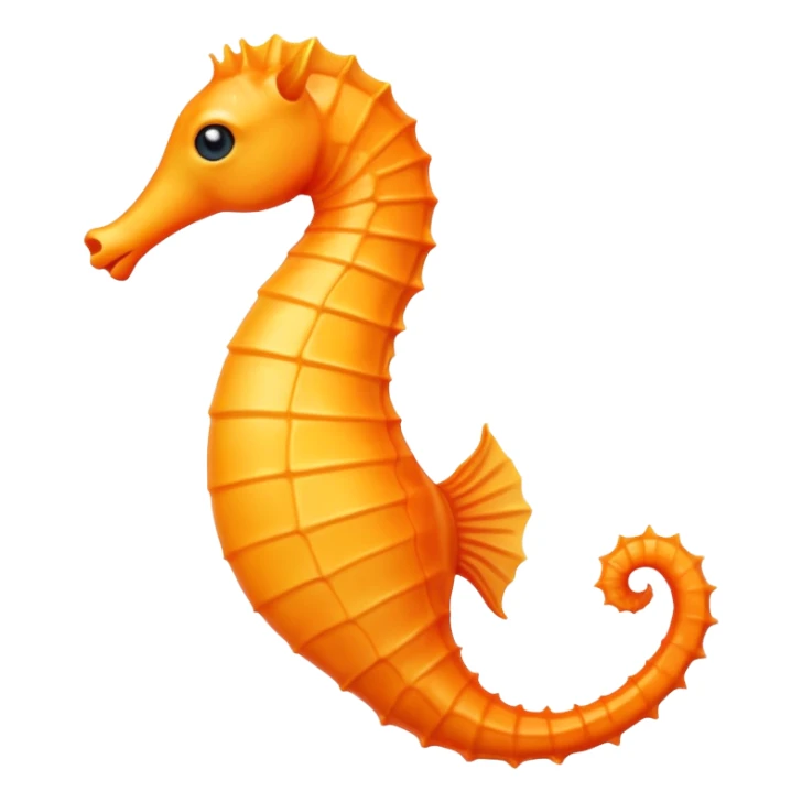 A seahorse emoji sticker