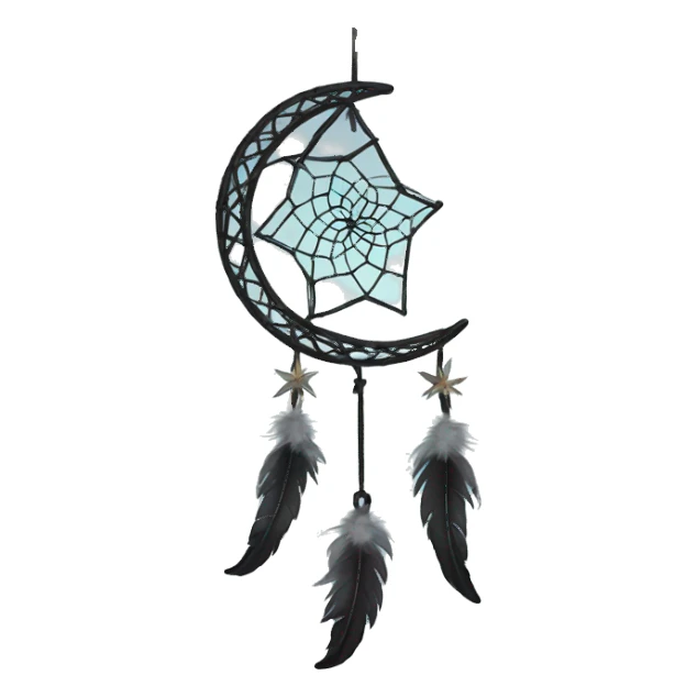 crescent-stars-dreamcatcher sticker