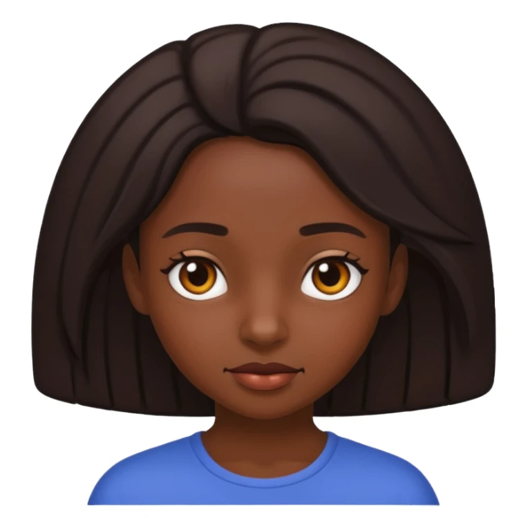 Prenses esmer kız sticker