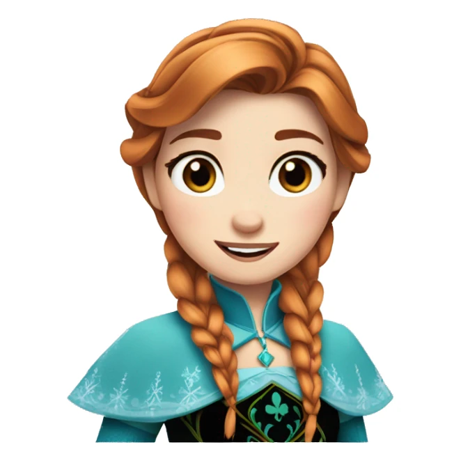 Princess Anna frozen sticker