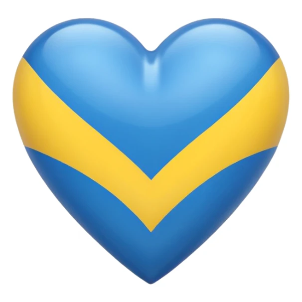 Ukrainian heart emoji sticker