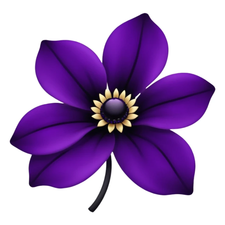 Black flowers  sticker