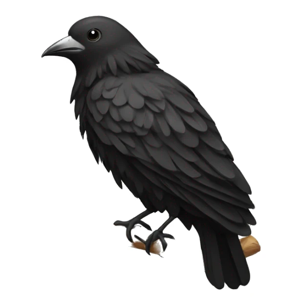 black quill emoji sticker