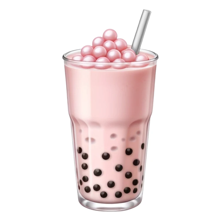 Light Pink Boba Tea sticker
