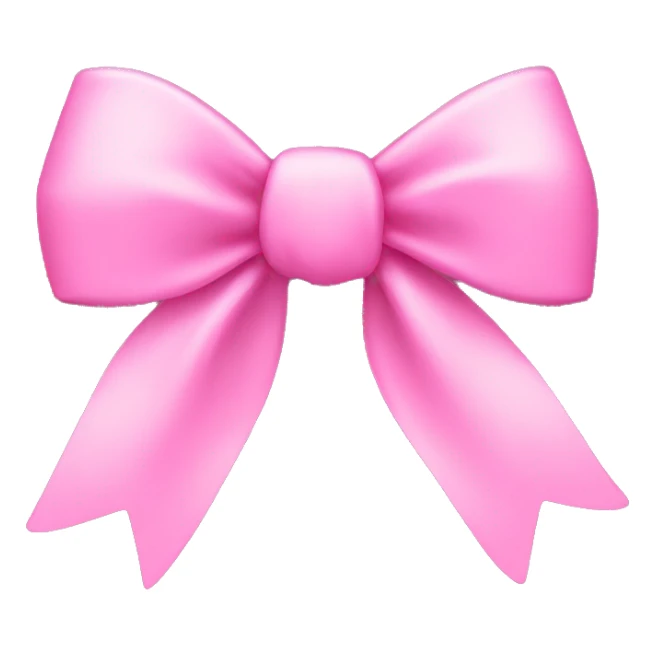 Coquette bow in pink sticker