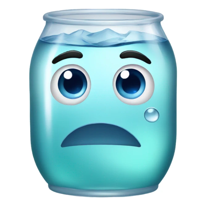 Mineral water sticker