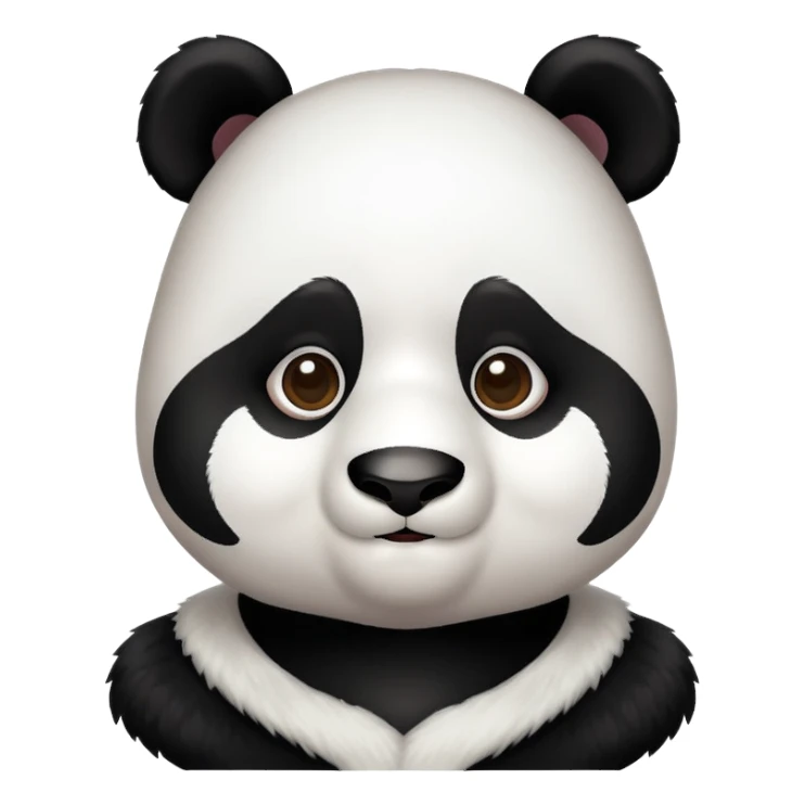 Man wearing a panda costime sticker