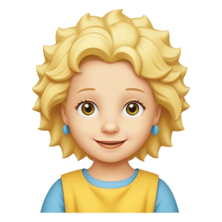 yellow baby, maggie simpson. sticker