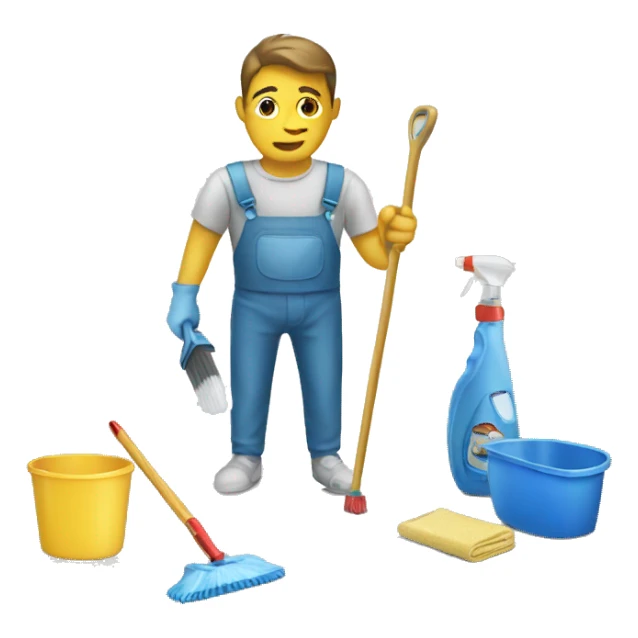 cleaning kit sticker