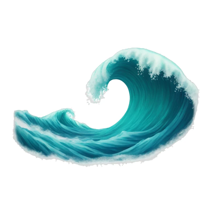 wave hi  sticker