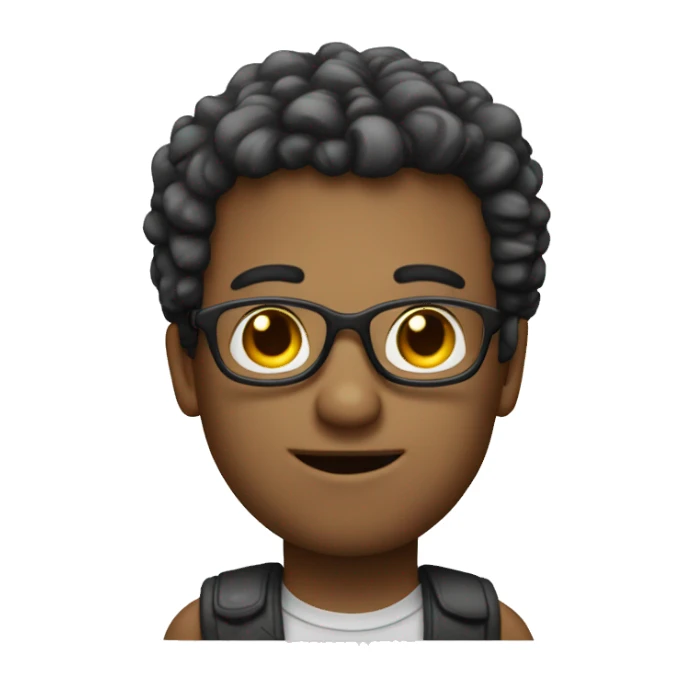 Diogo com óculos sticker