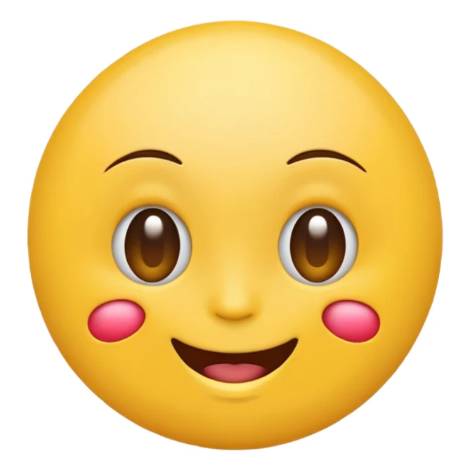 Emoji face with nails  sticker