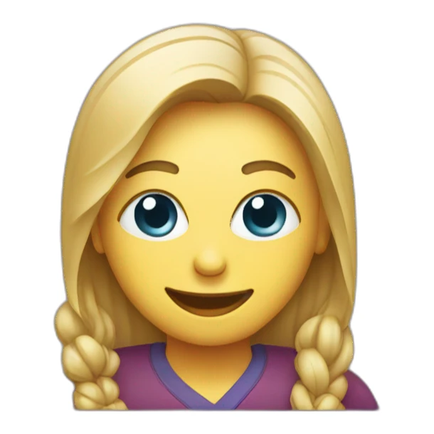 Laptop with video call on screen sticker