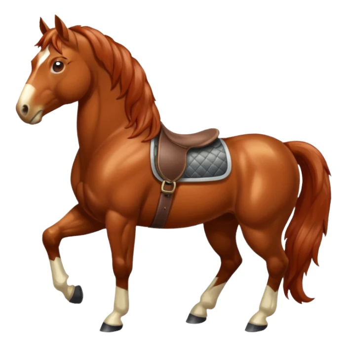 High resolution of A horse sticker