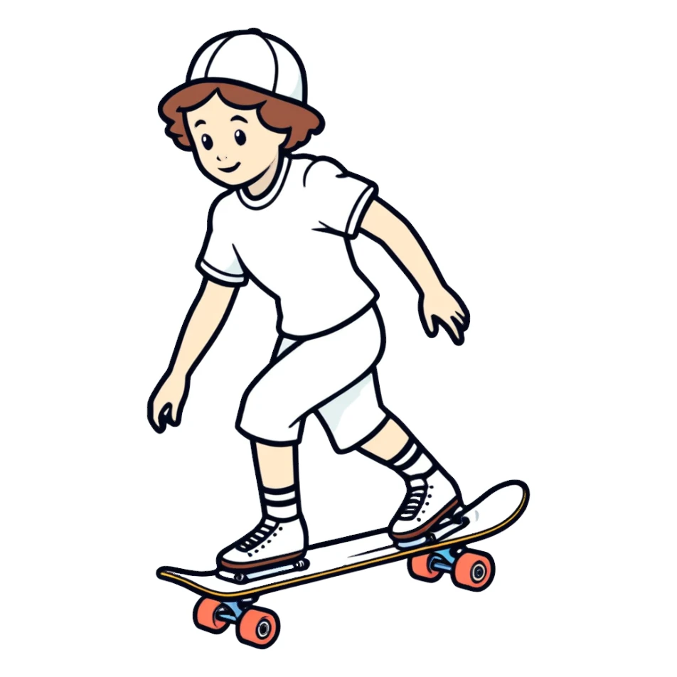 helen keller skateboarding sticker
