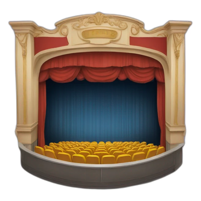 movie theater sticker