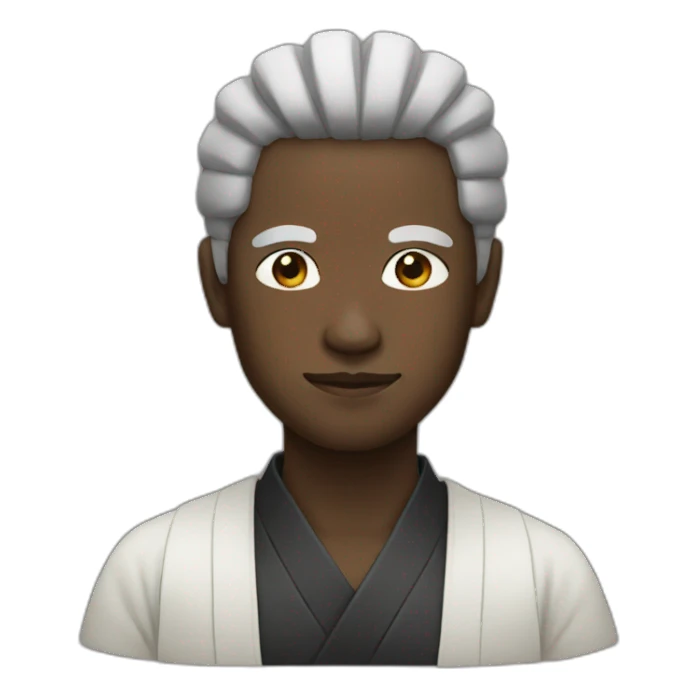 Black japanese sticker