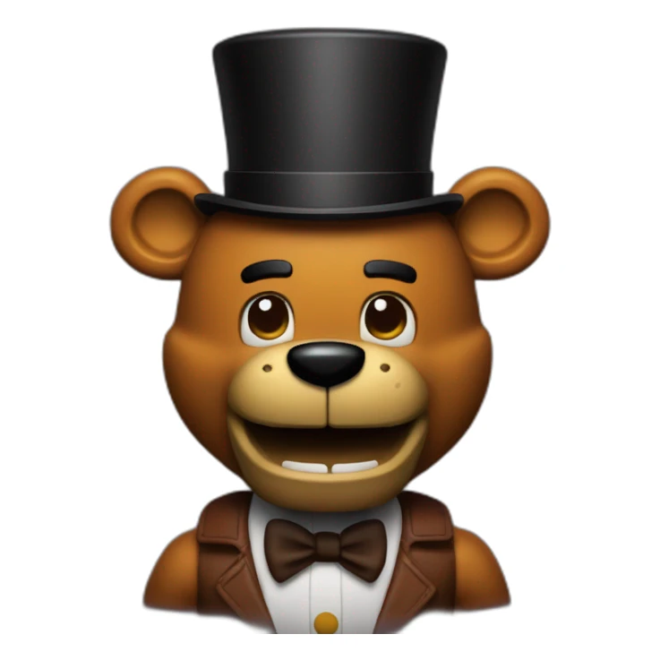 Freddy Fazbear animatronic sticker