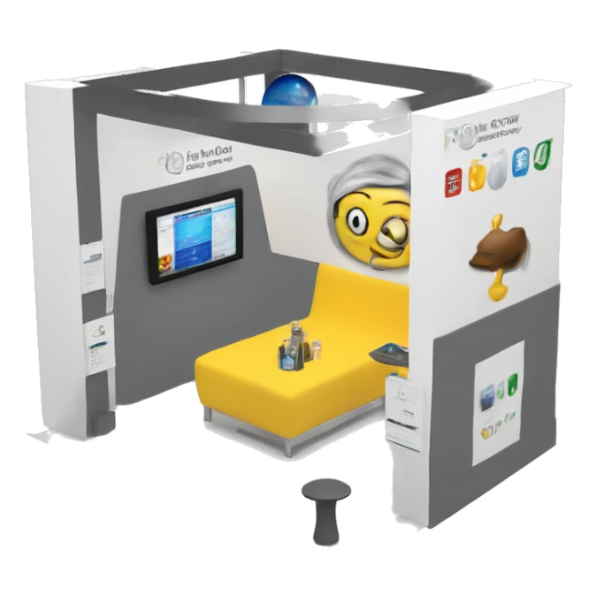 Eliq exhibition booth sticker