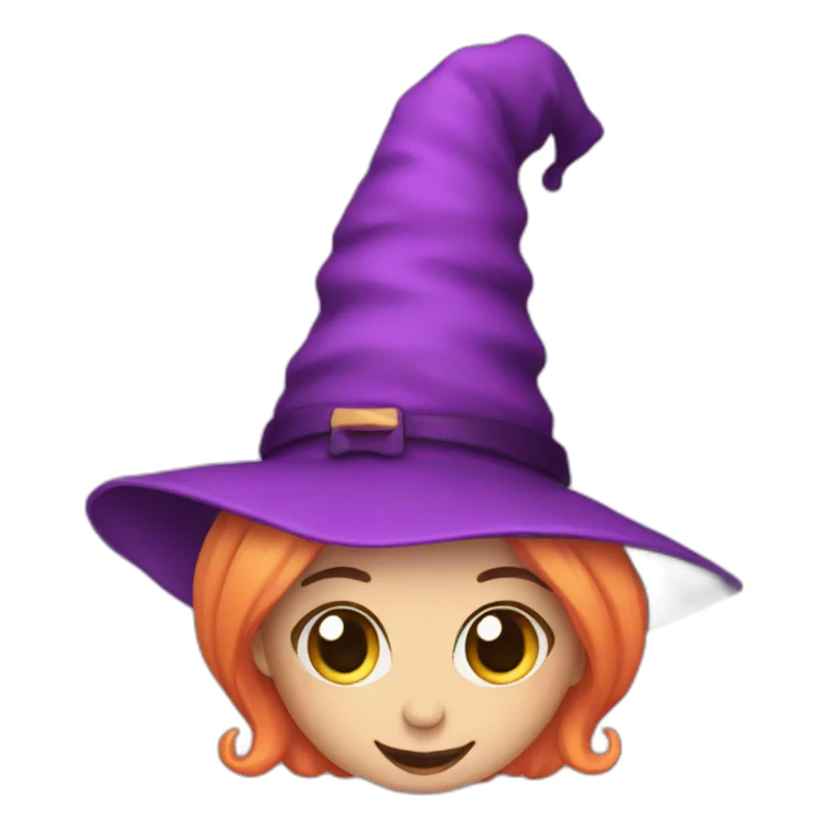 aerial circus witch emoji sticker