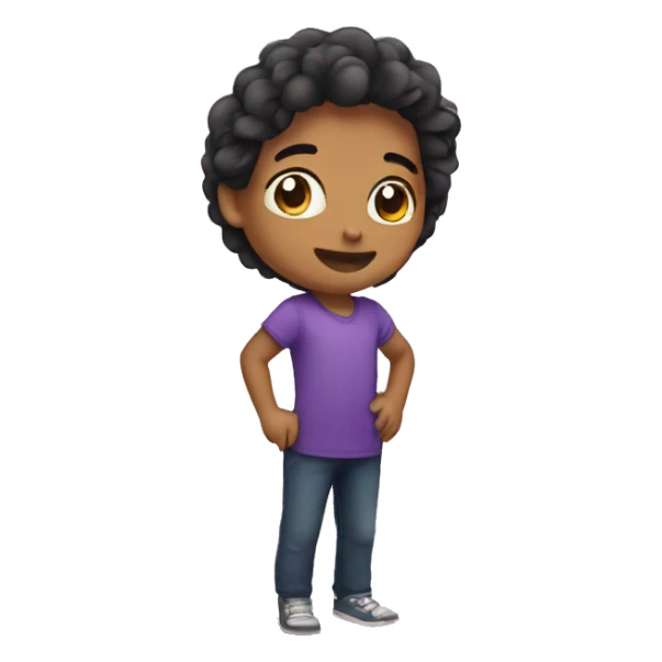 Corazón violeta  sticker