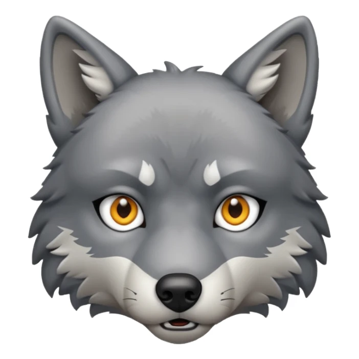 Wolf emoji sticker