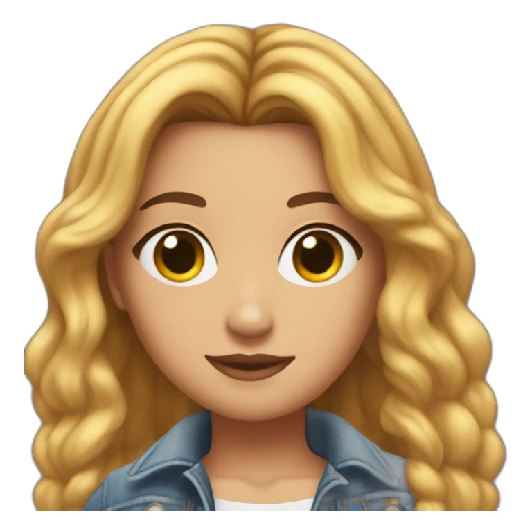 Addison Rae in jean sticker