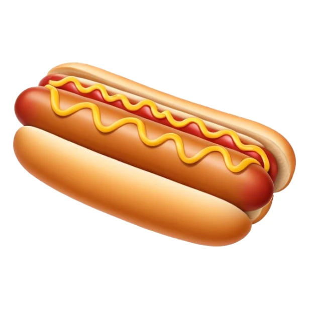 Thick hotdog sticker
