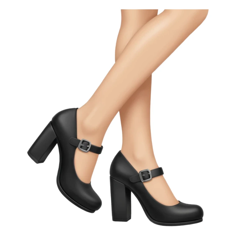 Block heels sticker