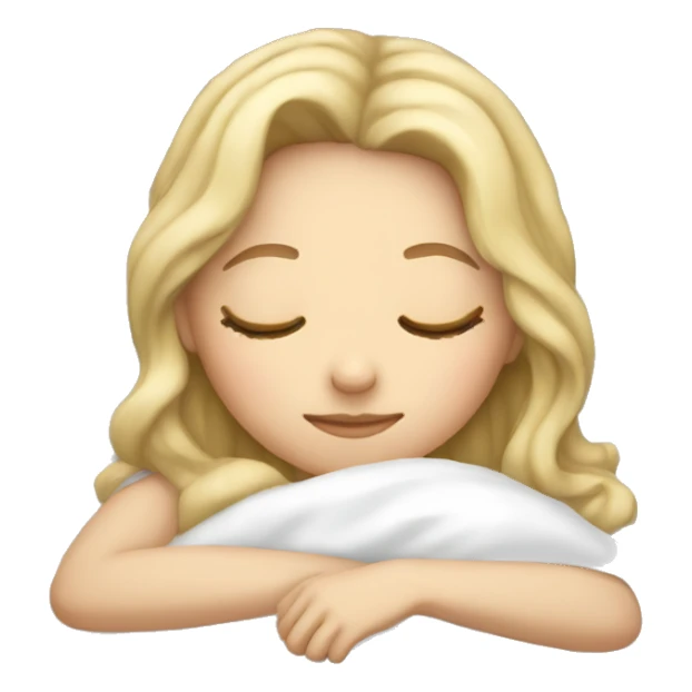white girl sleeping  sticker