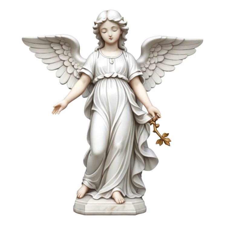 angel statue  sticker