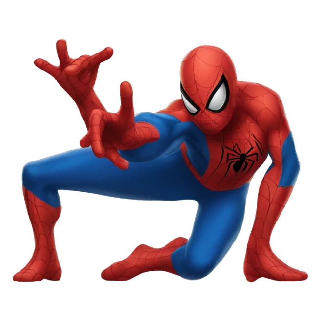 Make spider man emojis sticker