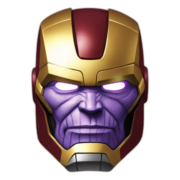 Thanos as iron man sticker