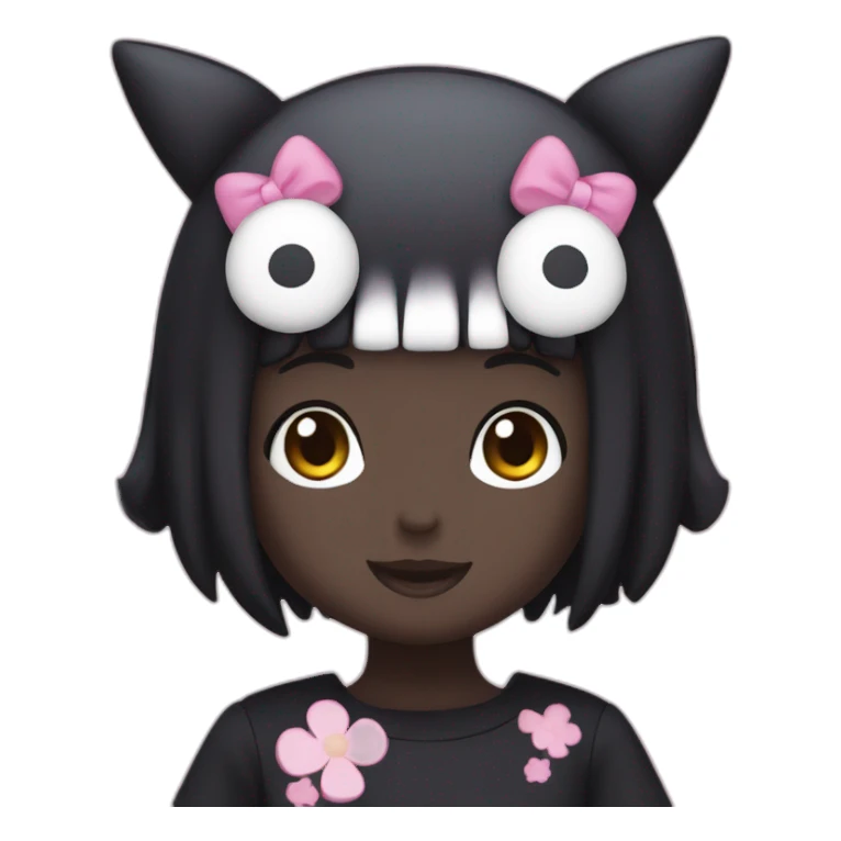 Kuromi sanrio character  sticker