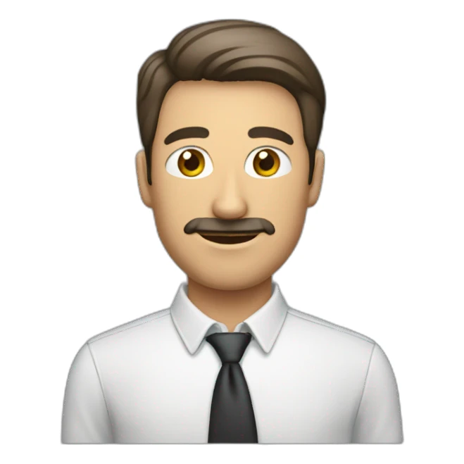 hombre con cabeza de camara sticker