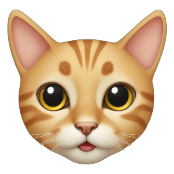 cute cat but only the nose sticker