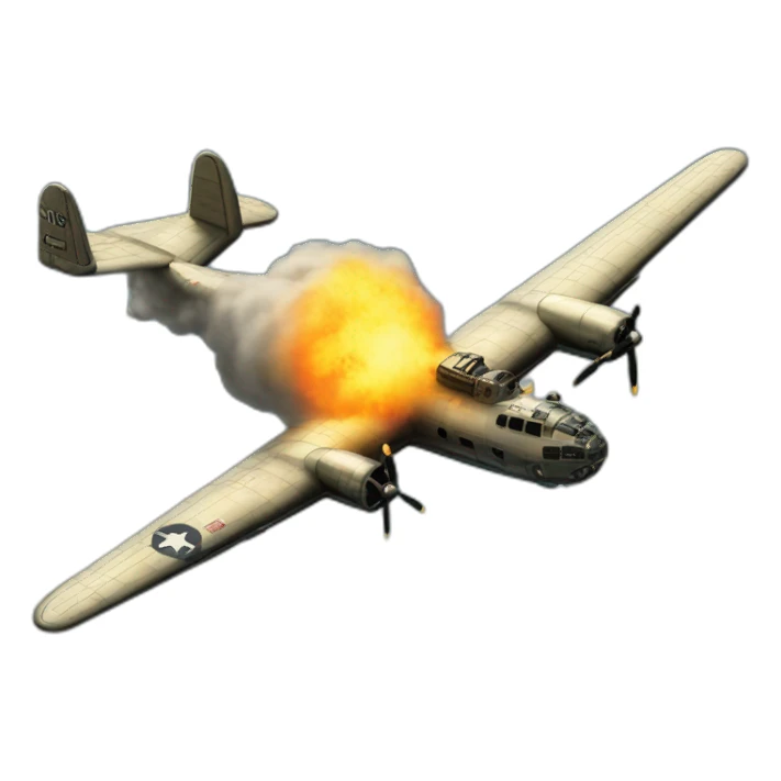 B-29 qui lache la bombe atomique sur Hiroshima sticker