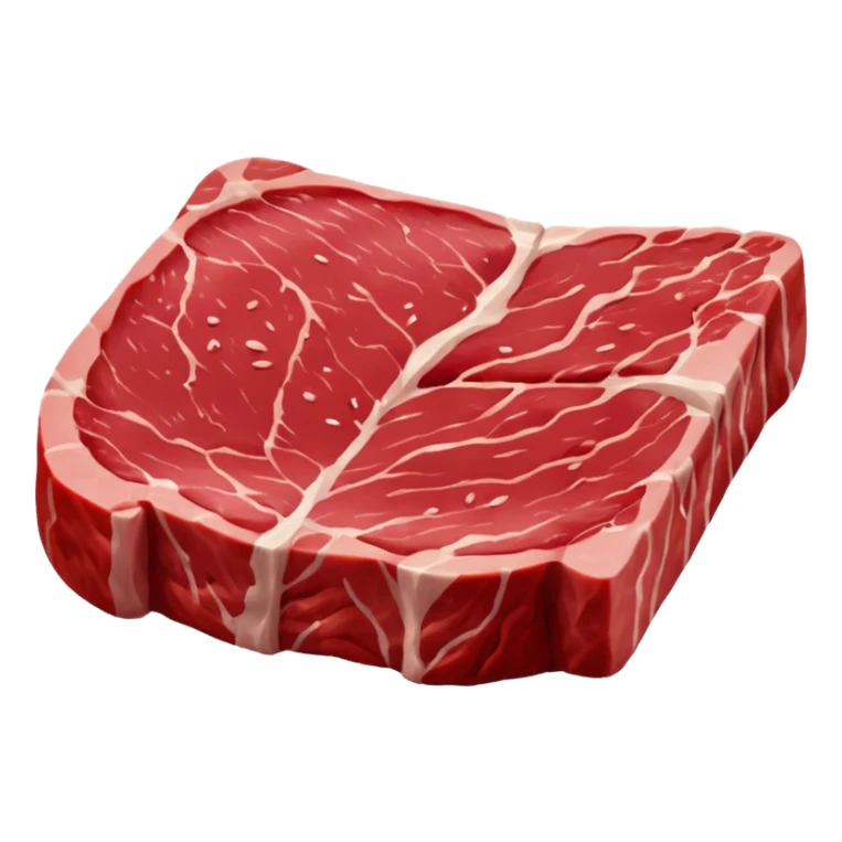 a piece of meat sticker
