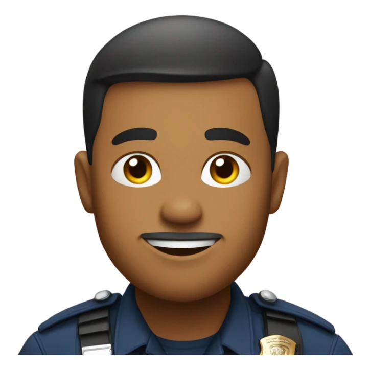 Officer staying home from work sticker
