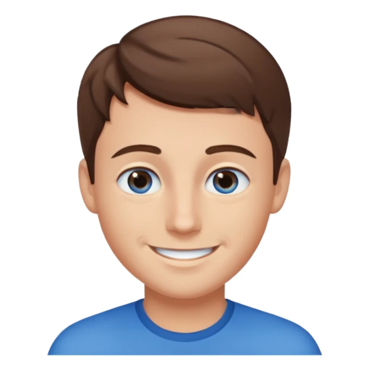 Guy explains picture  sticker