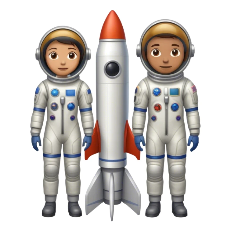 rocket friendship sticker