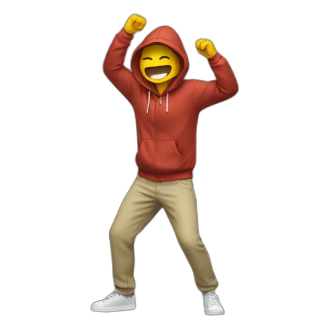 Personne qui dab sticker