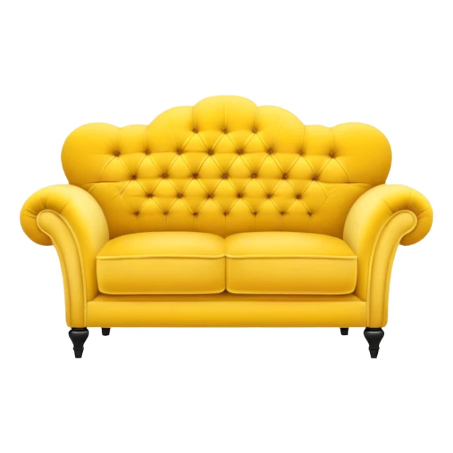 Yellow Sofa sticker