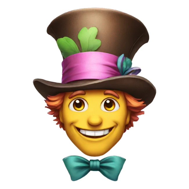 mad hatter sticker
