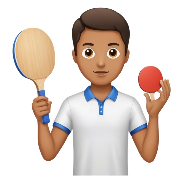 Injured Ping pong pad sticker