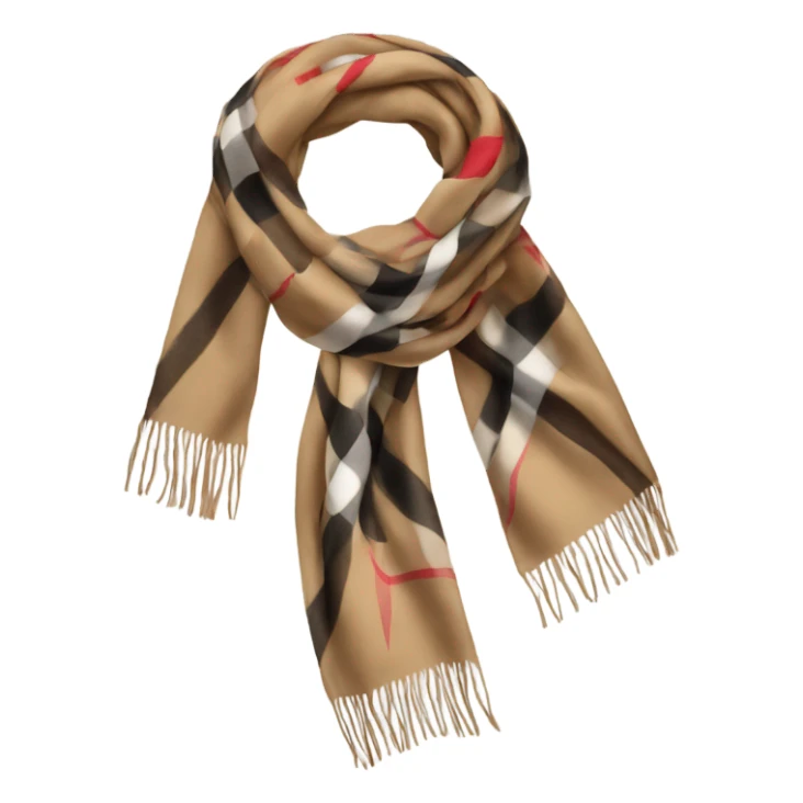 Burberry scarf  sticker