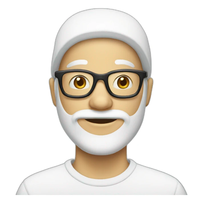 White Wally from where's wally sticker