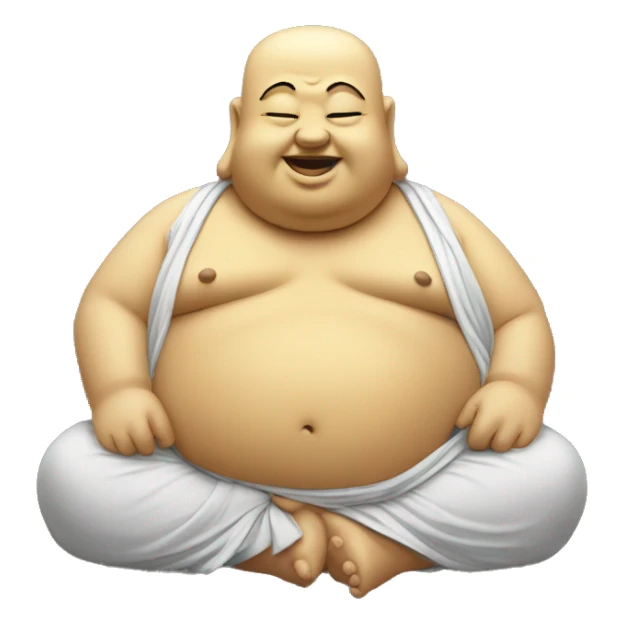 fat buddah sticker