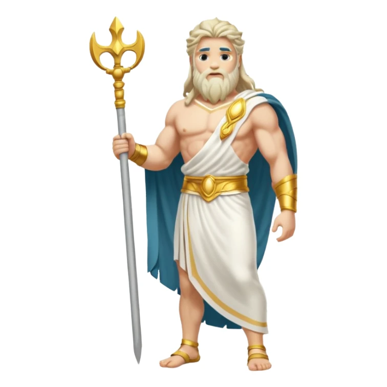 fullbody god zeus sticker